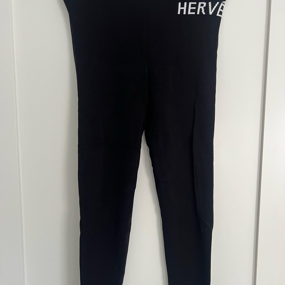 Herve Leger Black Leggings